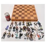 Lot de figurines Star Wars, avec boîtier de jeu