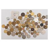 Lot de pièces de monnaie internationales