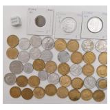 Lot de pièces de monnaie d'Italie