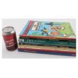 Lot de BD, dont les Schtroumpfs, Tintin et
