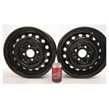 2 jantes en acier X-99108, 5J x 13, 4 x 100,