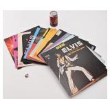 Lot de vinyles 33 tours / RPM d'Elvis, avec