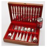 Coutellerie plaquée argent, Italy, 12 couteaux,