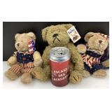 3 petits ours en peluche