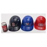 3 casques souvenirs, Canadiens, Red Sox