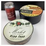 Ensemble de 6 assiettes à hors-d'oeuvres Bia