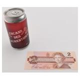 Billet de 2 dollars, Canada, 1986, excellente