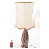 Lampe de table MCM, en poterie