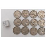 Pièces de 5 cents américaines, années '30 à '60