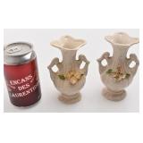 2 vases italiens, style Capodimonte,