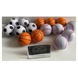 Balles antistress thématique sports