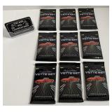 9 paquets de cartes de collection Corvette Vette