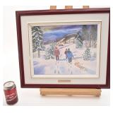 Toile signée Denise Charron, 11'' x 14'',