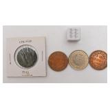 Pièces de 1 cent canadiennes, 1908 à 1911