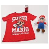 Peluche et t-shirt Super Mario