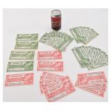 Lot de billets d'argent Canadian Tire