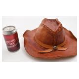 Chapeau en cuir