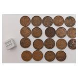 Pièces de 1 cent canadiennes, années '30 à '60