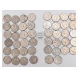 11.50 $ en 25 cents américains