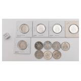 Lot de pièces de 50 cents du Canada