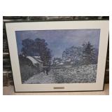 Reproduction de Claude Monet, Neige à