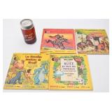 4 livres-disques 33 tours de Walt Disney, en