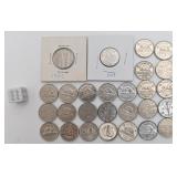 Pièces de 5 cents du Canada, années '20 à '60