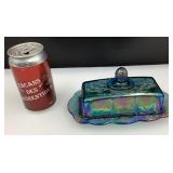Beurrier en verre carnaval Indiana glass,