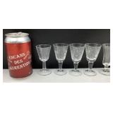 Lot de verres à shooters, vintage