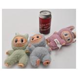 3 peluches The Monsters de Pop Mart