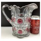 *Pichet Bull's eye and daisy, U.S. Glass Co.