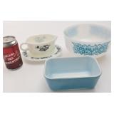 Plats Pyrex et Federal Glass