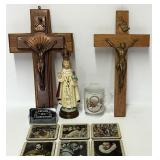 Lot religieux, dont crucifix
