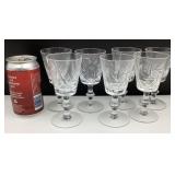 Lot de verres à liqueur, pinwheel, années '70