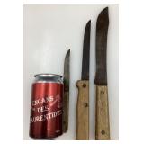 3 couteaux Old Hickory, années '50