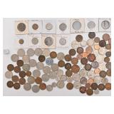 Lot de pièces de monnaie d'Angleterre