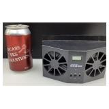 Ventilateur solaire pour voiture, fonctionnel