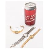 3 montres, dont Cardinal 17 jewels