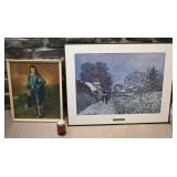 Reproduction de Claude Monet, Neige à