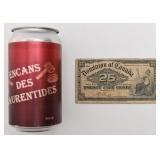 Billet de 25 cents du Canada, 1900