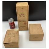 2 boîtes de cigares Davidoff, Cuba, et boîte