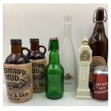 Lot de bouteilles de collection variées
