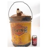 Ancien bidon Irving Oil, 5 gallons