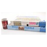2 casse-tête Ravensburger, 1000 et 3000 pièces