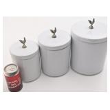 3 pots de comptoir Boston Warehouse