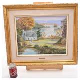 Toile signée Lynda Bouchard, 14'' x 18'',