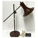 Ancienne lampe de bureau ajustable, fonctionnelle