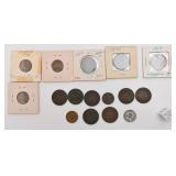 Lot de pièces de 1 cent du Canada, dont plusieurs