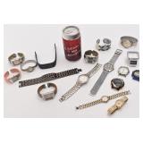 Lot de montres variées, dont Hamilton et