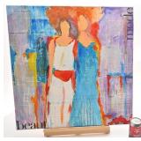 Technique mixte sur toile, Nancy Standlee,